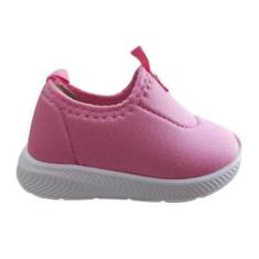 Molekinha Tenis Lycra Perola Rosa-Feminino