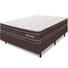 Cama Box Colchão Queen 100% Espuma Dupla Face Antialérgico 158x198x56cm - BF Colchões