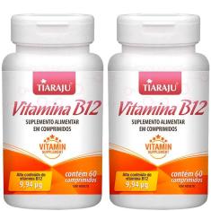 Kit 2 Vitamina B12 60 Comprimidos Tiaraju 
