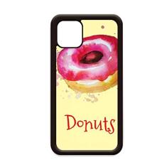 Aquarela Pintada à Mão Rosinha Sobremesa para iPhone 12 Pro Max Capa para Apple Mini Mobile Case