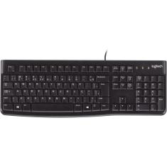 Logitech K120 Teclado Com Fio Usb Abnt2 Port Br Ç Resistente
