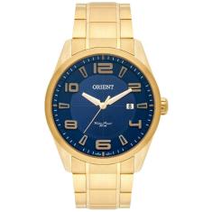 Relógio Orient Masculino Dourado Mgss1131 D2kx