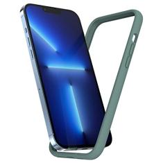 K TOMOTO Capa amortecedora compatível com iPhone 13 Pro Max (6,7 polegadas), capa amortecedora de silicone líquido [absorção de choque] [proteção de borda elevada] [proteção contra quedas] [toque