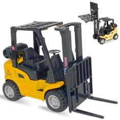 Europio - Miniatura Empilhadeira De Metal Carrinho Brinquedo C/fricção