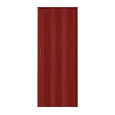Porta Sanfonada Pvc Plastporta 210x96cm Plastporta Bcf Mogno