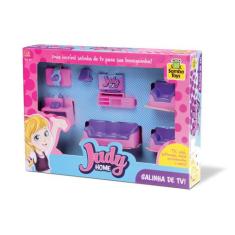 Casinha De Boneca Sala De TV Completa da Judy Sem Boneca - Samba Toys