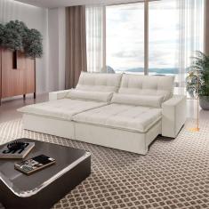 Sofá Grecia Linho 02 Módulos De 80cm B25cm Meu Sofá Online A302 Linho Branco