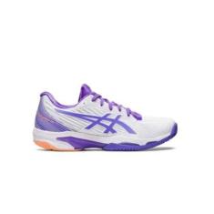 Tênis Asics Solution Speed Ff 2 Branco E Lilás Feminino-Feminino