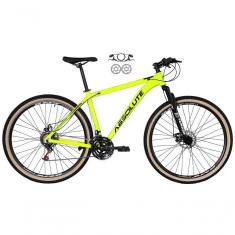Bicicleta Aro 29 Absolute Nero 4 Freios A Disco Hidráulicos 24v Garfo Suspensão Amarelo 21
