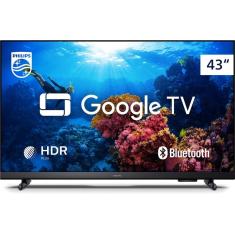 Smart Tv 43 Full Hd Philips 43pfg6918 Wi-fi Google Hdr Preto Bivolt