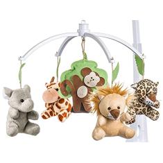 Móbile Berço Bebê Musical E Giratório Animais Da Floresta SleepBaby