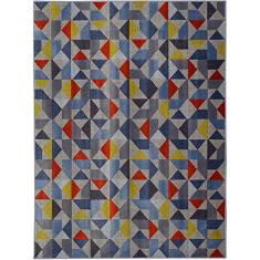 Tapete Sala School Caleidoscopio Rubi 1,50x2,00 São Carlos