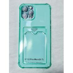 Capinha Proteção de Camera e Porta Cartão Compativel com iPhone 12 Pro