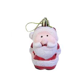 Kit Pendente de Natal Papai Noel Enfeite de Pendurar 2Pçs