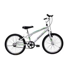 Bicicleta Aro 20 Bike Infantil Meninos Masculina Freios v- brake Saidx (Branco)
