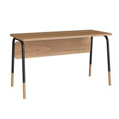 escrivaninha flexus hanover e preta 136 cm