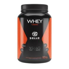 Whey Protein 907g - Vários Sabores - SOLLO NUTRITION, CHOCOLATE COM CO