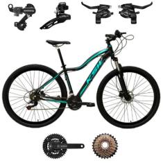 Bicicleta KSW MWZA Feminina ARO 29 24 VELOCIDADES ALUMÍNIO MTB Cubo/Ca