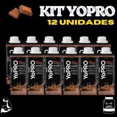 Kit 12 Yopro Bebida Whey Protein 0 Lactose Escolha O Sabor - Danone, C
