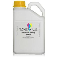 Toner Refil TankFull Para Samsung Y350A Yellow - CLP-350 CLP-351 CLP-3