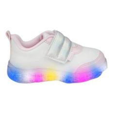 Tênis de Led Infantil Pampili Liz Luz 682.059 Tira Comfy-Feminino