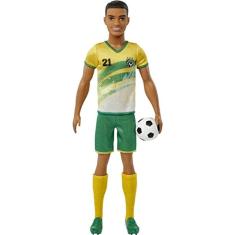 Boneco Futebol Ken, Cabelo Curto, Uniforme Color. #21