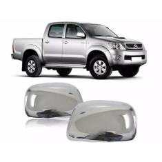 Aplique Capa Retrovisor Cromado Hilux 2005 A 2011 - Shekparts