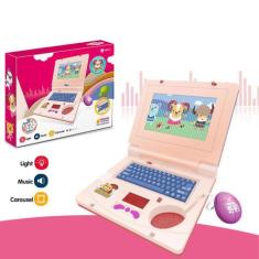 Notebook Brinquedo Laptop Computador Infantil Musical Luz Meninos e Me