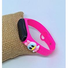 Relógio Infantil Digital Led Prova água Bracelete Silicone Esportivo D