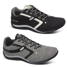 Tênis Sapatenis Masculino Philos West Sapato Casual -Combo 2, Preto, C