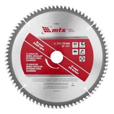 Mtx Disco De Serra Circular De Widea Para Aluminio 250 Mm 10 F30