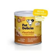 Ração Úmida Cães Risotinho de Frango 320 g Pet Delícia