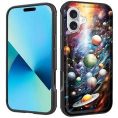 ZQLPLZR Capa magnética para iPhone 16 Plus, [compatível com MagSafe] [proteção contra quedas de grau militar] Capa de telefone resistente à prova de choque para iPhone 16 Plus de 6,7 polegadas 2024,