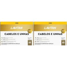 Kit 2 Multivitamínico Lavitan Cabelos E Unhas Com 60 Cáps - CIMED