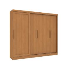 Guarda-Roupa Casal Molina sem Pés 5 pt 4 gv Canela