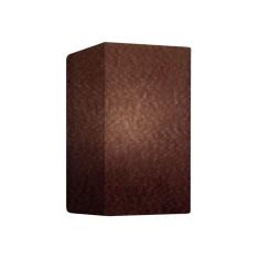 Arandela Retangular Retro Md-2002 Cúpula em Tecido 25/16x10cm Café - Bivolt