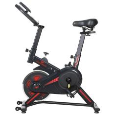 Bicicleta Spinning Mecânica Wonderfit Go Vermelha Roda de Inercia 4kg (WSB04HBTA-VM)