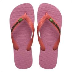 Chinelo Havaianas Brasil Logo Bandeira Original Mix Verão-Unissex