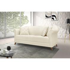 Sofá 2 Lugares 180cm Linho Arras Spezzia Decor Marroml