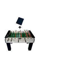 MESA DE PEBOLIM TOTÓ Varão Embutido, Bonecos de Alumínio COR TITANIUM 