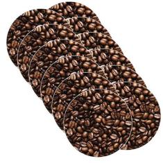 Sousplat Grão Café - NSW, Sem base, 12 Peças