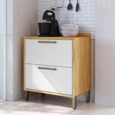 Balcão de Cozinha 80cm com 1 Porta Basculante 1 Gavetão e Tampo 100% M