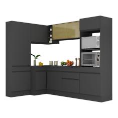 Armário De Cozinha Completa De Canto Multimóveis V2085