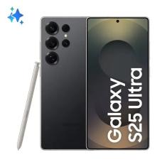 Smartphone Samsung Galaxy S25 Ultra 256GB 5G - Titânio Preto, com Caneta S Pen, Galaxy AI, Câmera Quadrupla 200MP + Selfie 12MP, RAM 12GB, Tela 6.9"