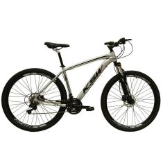  Bicicleta Aro 29 Ksw Xlt Alumínio 27v Freio a Disco Mecânico Garfo com Suspensão - Preto\Azul