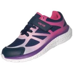 Tenis Via Vip Menina Calce Fácil Vv9513-Feminino