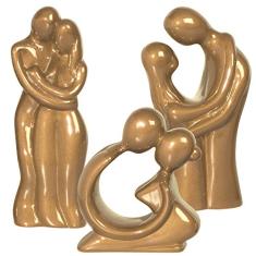 Trio de esculturas