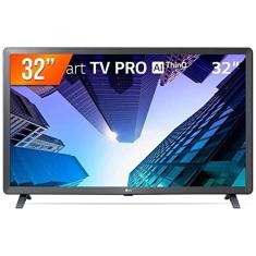 Smart TV LED 32" HD LG 32LQ621CBSB.AWZ - IA LG ThinQ, Alexa built-in