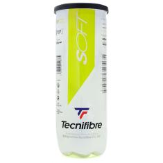 Bola de Tênis Tecnifibre Soft Stage 1 Verde Tubo com 03 Bolas