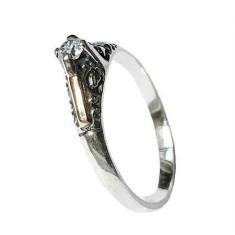 Anel Pé de Cabrinha - Cod 200 - Carlitos Joias, Rosa, 6